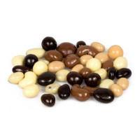 Směs ořechů a ovoce v polevách 350g
