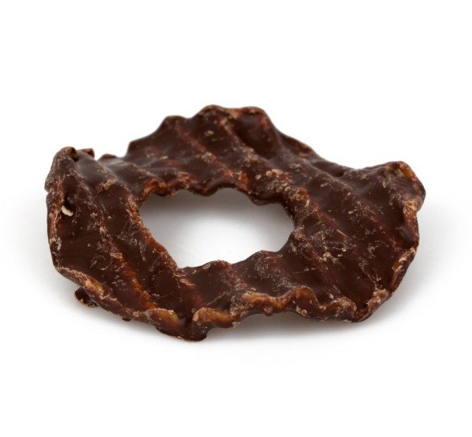 Jablkové chipsy v hořké čokoládě 100g
